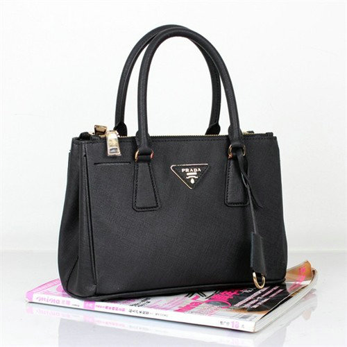 2014 Prada saffiano calfskin BN2316 black